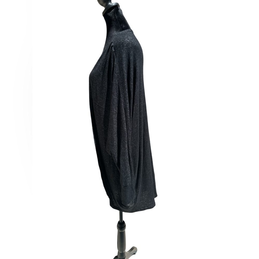 L&Q Armoire Long Gray Dalmon Sleeve Light Weight Cardigan Women’s Size Small NWT - Picture 3 of 7